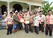 Nur Agis Aulia Salur Bantuan Makanan dan Kesehatan Warga Terdampak Banjir