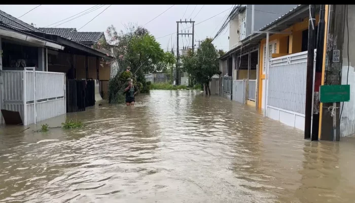 Ratusan Rumah di Perumahan Grand Sutera Kota Serang Terendam Banjir