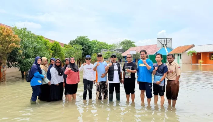 SMPN 25 Kota Serang  Terendam Banjir, Dindikbud Siapkan Opsi Belajar Daring