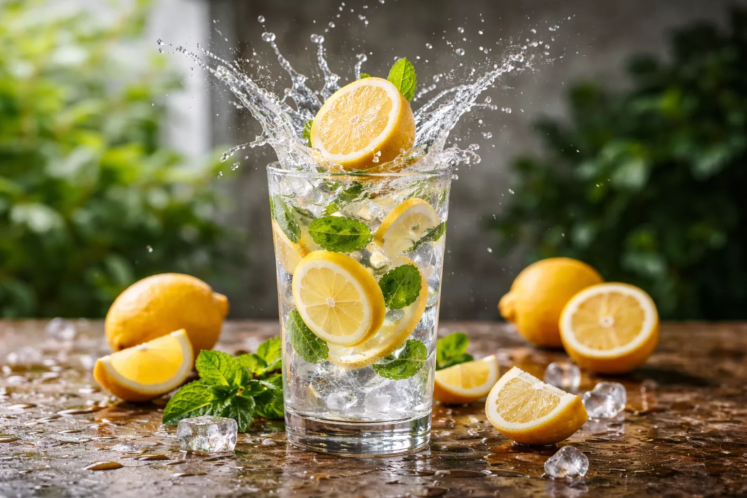 air infus buah lemon