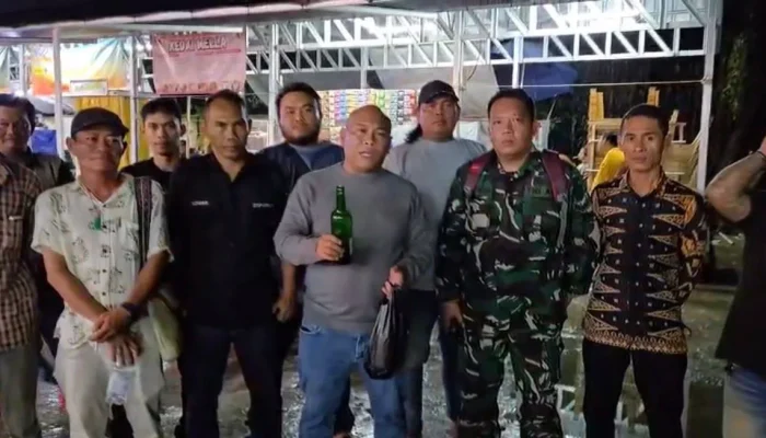 Disparpora Kota Serang dan Satgas Tertibkan Pengunjung Stadion Maulana Yusuf Serang Bawa Miras