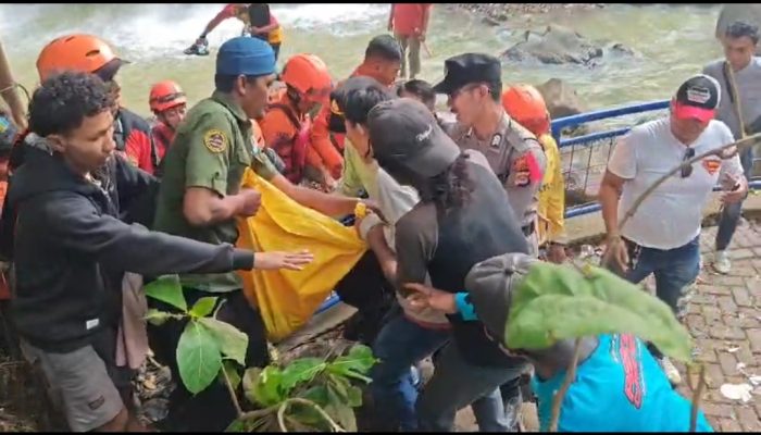 Wisatawan Tenggelam di Curug Goong Ditemukan Meninggal Dunia