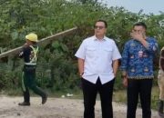 Budi Rustandi Tinjau Betonisasi Jalan KSB Belakang Puspemkot Serang