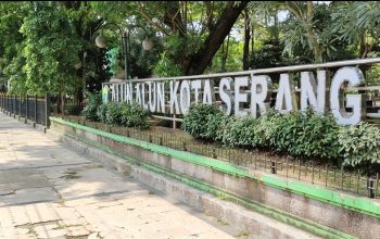 Efisienkan Anggaran, Perbaikan Kerusakan Fasilitas Alun-Alun Kota Serang Tunggu Revitalisasi